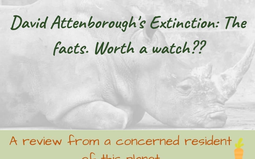 David Attenborough’s Extinction: The Facts – worth a watch??