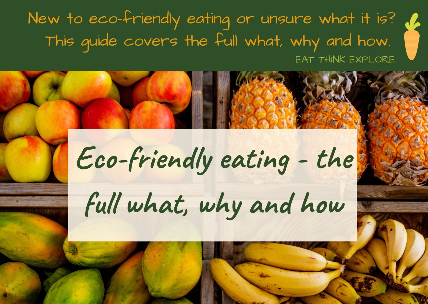 Eco-friendly eating – the full what, why and how