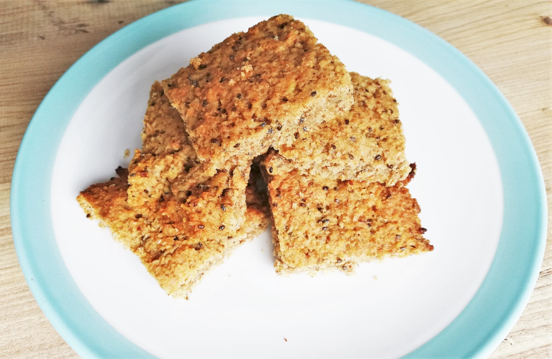 Homemade healthy ginger cookies on a plate